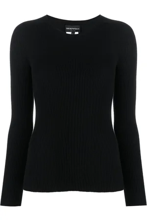 Emporio Armani Gerippter Strickpullover