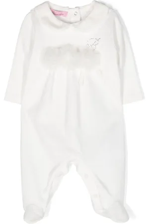MISS BLUMARINE Pyjama mit Blumenapplikation