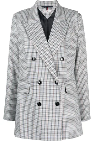 Tommy Hilfiger Doppelreihiger Blazer mit Check