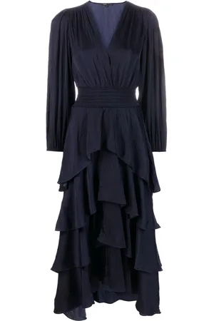 Maje Maxikleid mit Rüschen