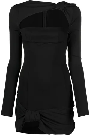The Attico Minikleid mit Falten