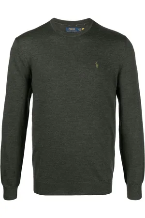 Ralph Lauren Fein gestrickter Polo Pony Pullover