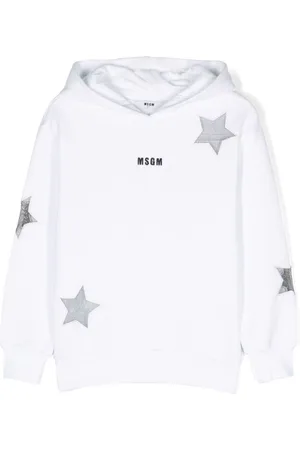 Msgm Hoodie mit Logo-Stickerei