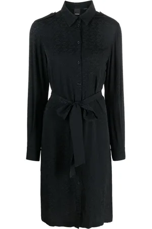 Pinko Kleid mit Monogrammmuster