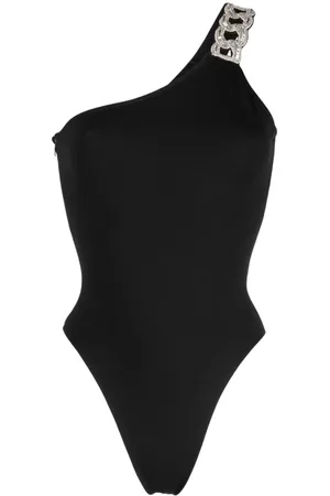 DAVID KOMA One-Shoulder-Body mit Kette