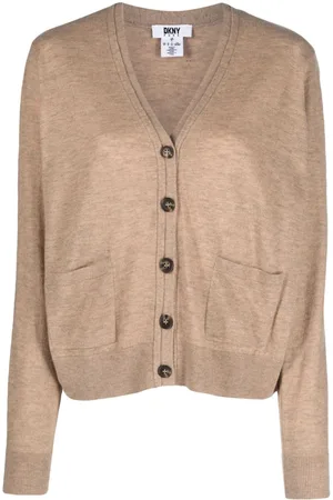 DKNY Cardigan mit V-Ausschnitt
