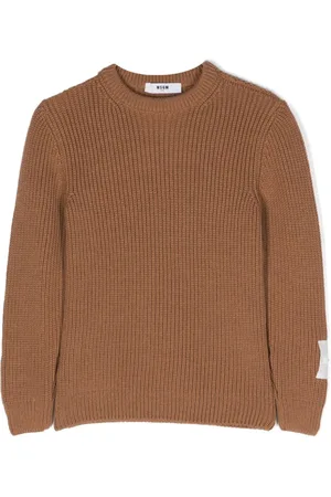 Msgm Intarsien-Pullover mit Rundhalsausschnitt