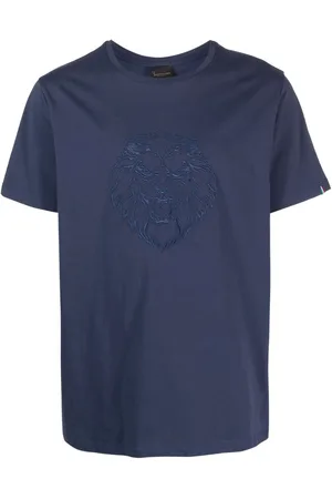 BILLIONAIRE T-Shirt mit Löwenstickerei