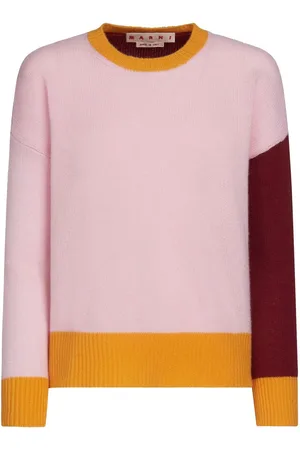 Marni Kaschmirpullover in Colour-Block-Optik