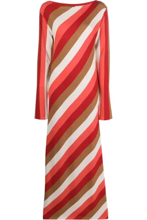 La DoubleJ Gestreiftes Maxikleid