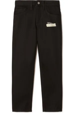 OFF-WHITE Jeans mit Paper Tape-Print