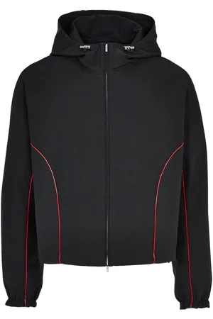 Salvatore Ferragamo Leichte Jacke mit Kontrastpaspeln