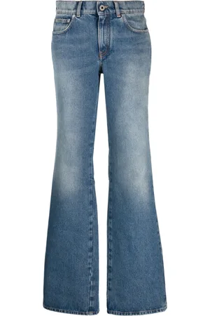 OFF-WHITE Tief sitzende Schlagjeans