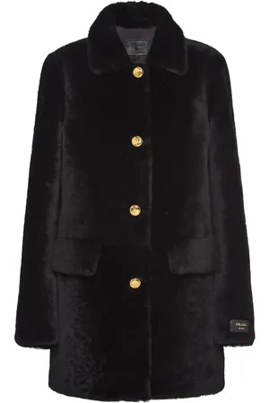 Prada Shearling-Mantel