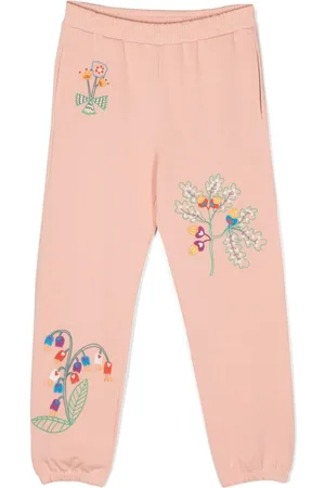 Stella McCartney Jogginghose mit Blumenstickerei