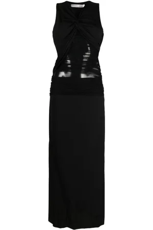 CHRISTOPHER ESBER Maxikleid mit Tüll-Overlay