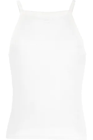 Courrèges Bumpy Contrast Trägershirt