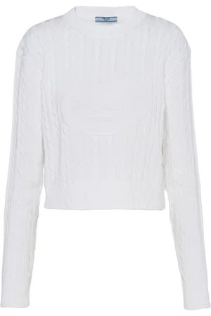 Prada Pullover mit Zopfmuster