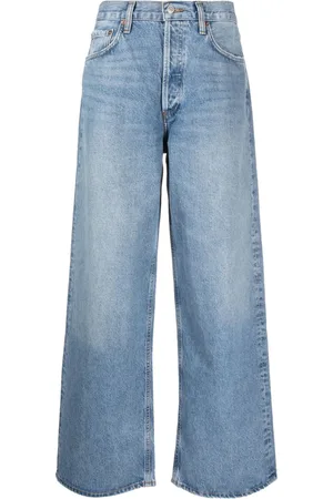 AGOLDE Hoch sitzende Straight-Leg-Jeans