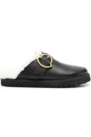 Moncler Mules aus Leder