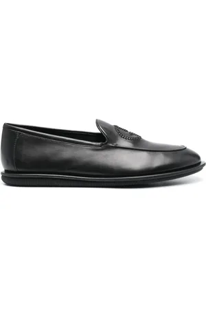 Giorgio Armani Loafer mit Logo-Stickerei