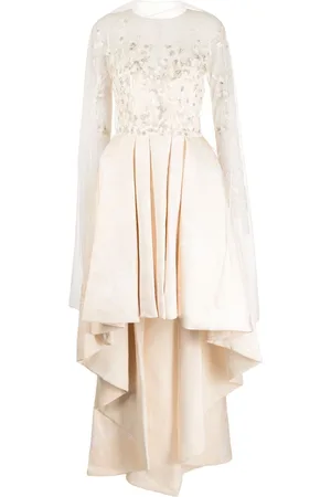 Saiid Kobeisy Maxikleid mit asymmetrischem Saum