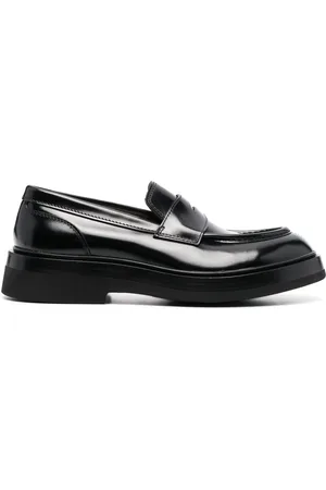 santoni Loafer aus Lackleder