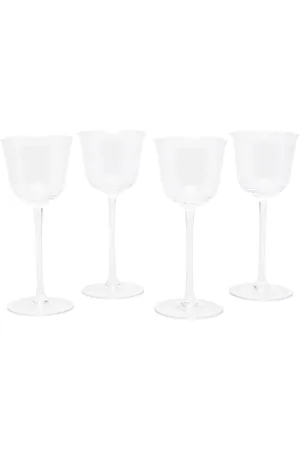 ANN DEMEULEMEESTER Set aus vier Cocktailgläsern
