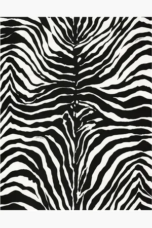 Dolce & Gabbana Tapete mit Zebra-Print