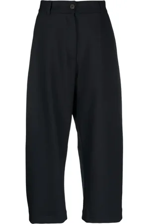STUDIO NICHOLSON High-Waist-Hose mit weitem Bein