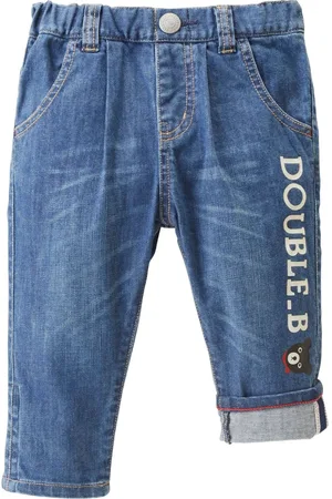 Miki House Straight-Leg-Jeans mit Logo-Print