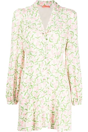 KITRI Seidenkleid mit Blumen-Print