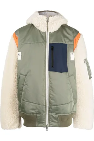 SACAI Kapuzenjacke in Colour-Block-Optik