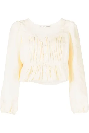 Casa Raki Bluse mit Falten