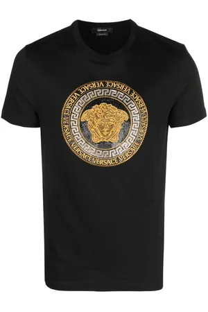 VERSACE Medusa crystal-embellished T-shirt