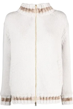 HERNO Cardigan mit Reißverschluss