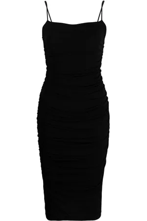 Pinko Midikleid mit Spaghettiträgern