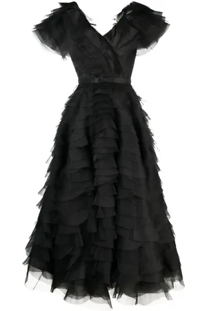 Ana Radu Maxikleid mit Rüschen