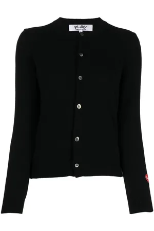 Comme des Garçons X The Artist Invader Cardigan mit Pixel-Applikation