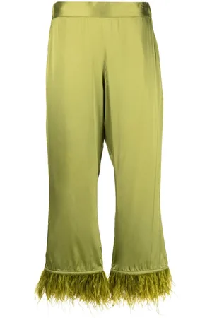 Paula Weite Hose mit Federn