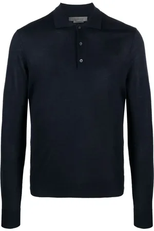 corneliani Fein gestricktes Poloshirt