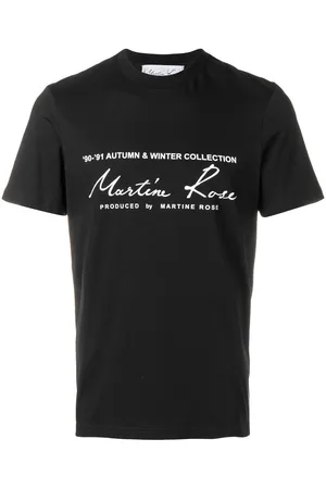 MARTINE ROSE T-Shirt mit Logo-Print