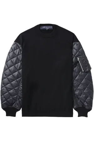 Comme des Garçons Sweatshirt mit gefütterten Einsätzen