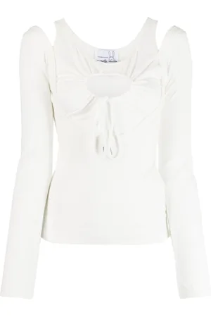 Natasha Zinko Langarmshirt mit Cut-Out