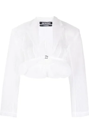 Jacquemus La Veste Dentelle Cropped-Jacke