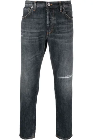 Dondup Tapered-Jeans in Distressed-Optik
