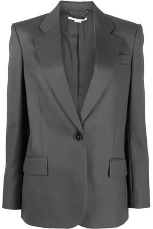 Stella McCartney Einreihiger Flanellblazer