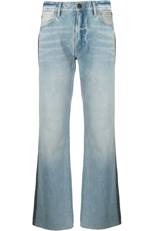 Gauchere Zweifarbige Straight-Leg-Jeans