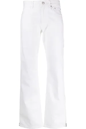 Gauchere Jeans mit geradem Bein