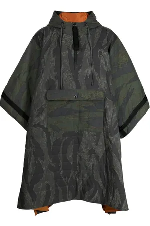 MOSTLY HEARD RARELY SEEN Gesteppter Poncho mit Kapuze